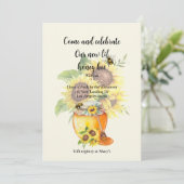 おめでとう蜂蜜ベビー発表 案内状 (スタンド正面)