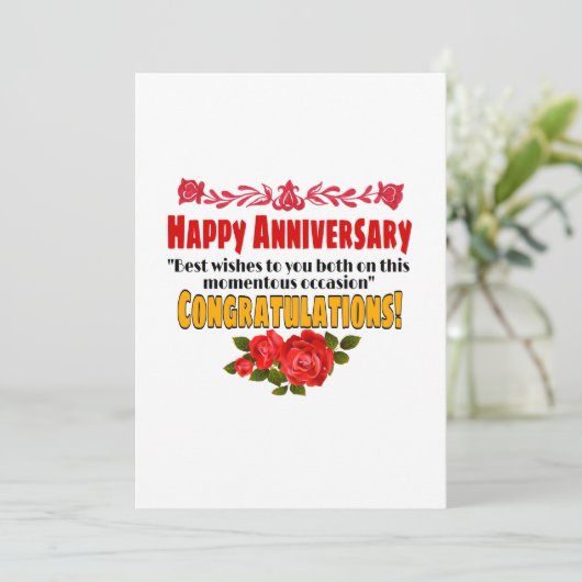 おめでとう記念日 招待状 (スタンド正面)