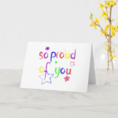 おめでとう誇りを持った カード (黄色い花)