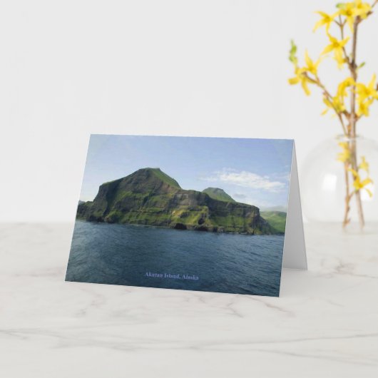 おめでとう誕生日ア感謝していクタン島アラスカ カード (黄色い花)