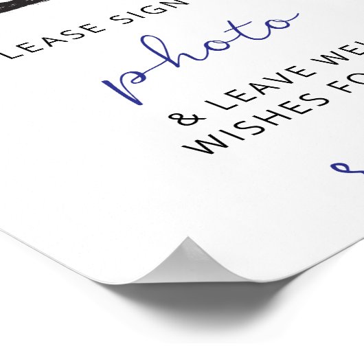 おめでとう警察官退職パーティー警官 ポスター (角)