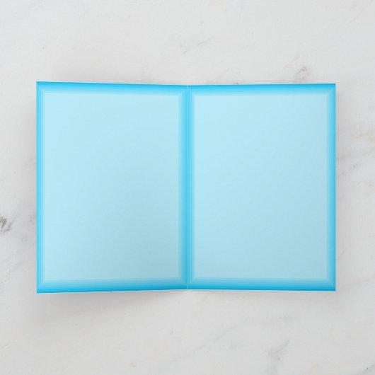 おめでとう赤ちゃん女の子レインボーカード カード (内部)