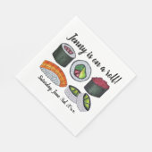 おめでとう転がお祝い スタンダードランチョンナプキン (角)