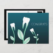 おめでとう開花歯 ポストカード (正面/裏面)