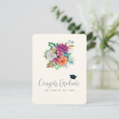 おめでとう院生カラフルバラフローラブーケ シーズンカード (スタンド正面)