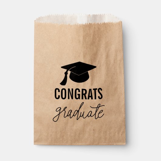 おめでとう院生タイポグラフィ モダン フェイバーバッグ (正面)