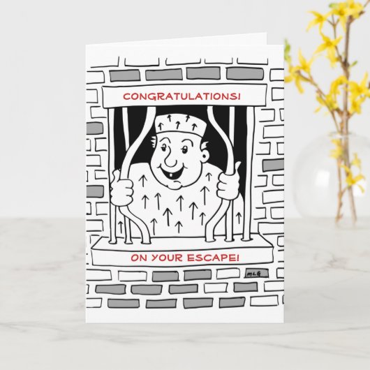 おめでとう離れ脱出 カード (黄色い花)