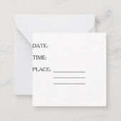 おめでとう離婚パーティーカード ノートカード (裏面)