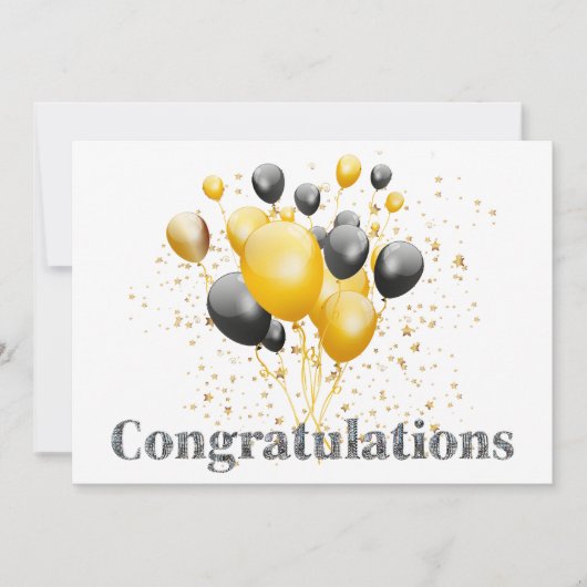 おめでとう飾りディスコボール (正面)