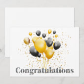 おめでとう飾りディスコボール (正面/裏面)