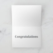 おめでとう飾りディスコボール サンキューカード (内部)