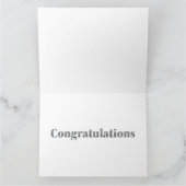 おめでとう飾りディスコボール サンキューカード (内部)