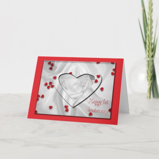 おめでとう１周年カード カード (正面)