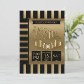 おめでとう５０周年ゴールデンアニバーサリー 招待状 (スタンド正面)