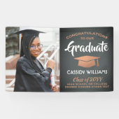 おめでとう1フォトグレーフェイクと銅卒業 横断幕 (横)