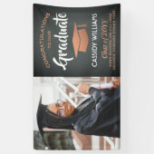 おめでとう1フォトグレーフェイクと銅卒業 横断幕 (縦)