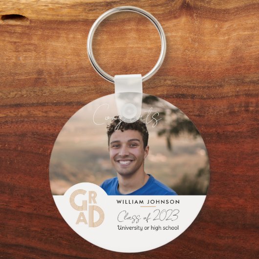 おめでとう2023年卒業クラス キーホルダー (正面)