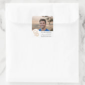 おめでとう2023年卒業クラス スクエアシール (バッグ)