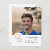 おめでとう2023年卒業クラス ポストカード (正面/裏面)