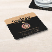 おめでとう2023年卒業 ペーパーコースター (アングル)