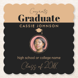 おめでとう2023年卒業 ペーパーコースター