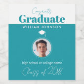 おめでとう2023年卒業 ワインラベル (シングルラベル)