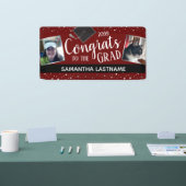 おめでとう2024年の卒業写真クラス2つ 横断幕 (トレードショー)