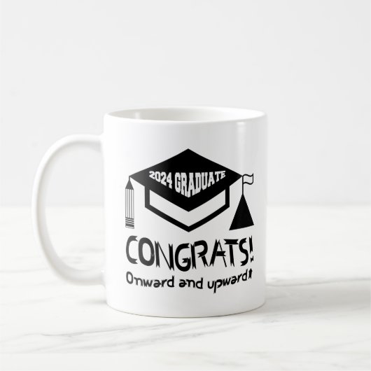 おめでとう2024年卒業！ コーヒーマグカップ (左)