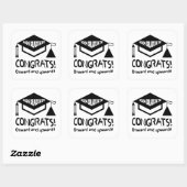 おめでとう2024年卒業！ スクエアシール (シート)