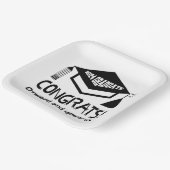 おめでとう2024年卒業！ ペーパープレート (傾斜あり)