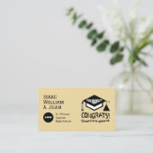 おめでとう2024年卒業！ 名刺 (スタンド正面)