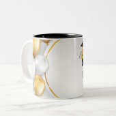 おめでとう2025年コーヒーマグのグラードクラス ツートーンマグカップ (正面左)