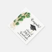 おめでとう2025年卒業フローラ卒業 スタンダードカクテルナプキン (角)