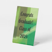 おめでとう2025年卓上士号 台座サイン (正面)