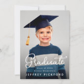 おめでとう5級小学校写真科卒業 案内状 (正面)