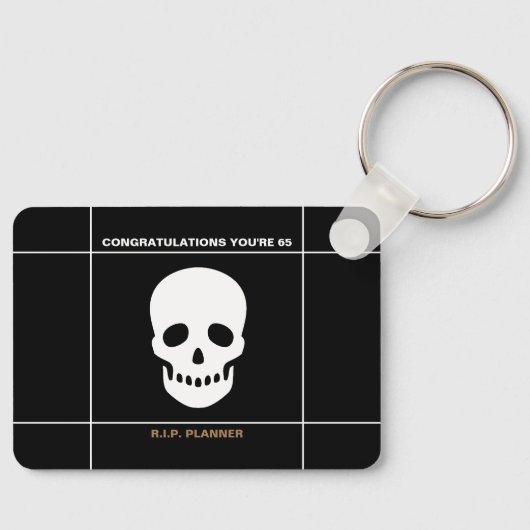 おめでとう65キーチェーン キーホルダー (正面)