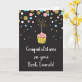 おめでとう あなたの本の発売を祝して カード (黄色い花)