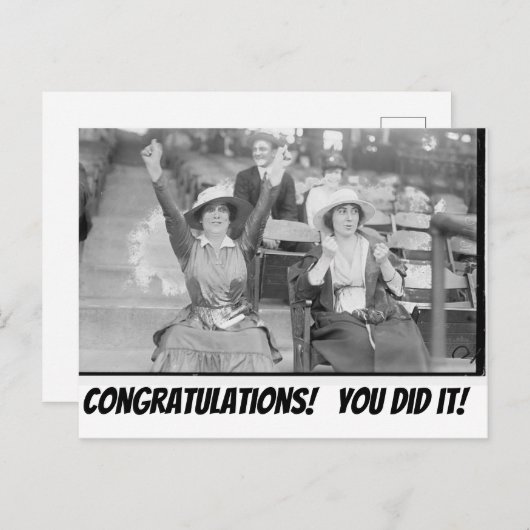 おめでとう!あなたはやり遂げた!ポストカード ポストカード (正面/裏面)