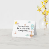 おめでとう、あなたは祖父母になる カード (黄色い花)