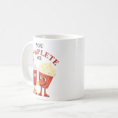 おめでとう！あなたは私を完成させた。ポップコーンソーダ コーヒーマグカップ (正面左)