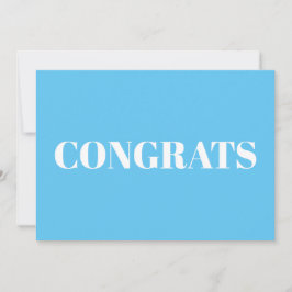 おめでとう,おめでとうございます,スカイブルーの白いカード