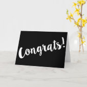 おめでとう!おめでとうコンテンポラリーカード カード (黄色い花)