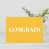 おめでとう、おめでとうゴールデンイエローホワイトカード (スタンド正面)