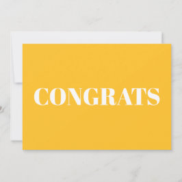 おめでとう、おめでとうゴールデンイエローホワイトカード