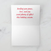 おめでとう、おめでとう、どこで買い物をするか知っていた シーズンカード (内部)