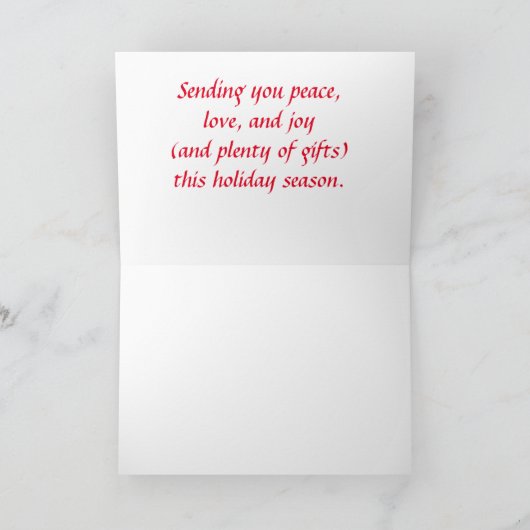 おめでとう、おめでとう、どこで買い物をするか知っていた シーズンカード (内部)