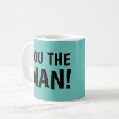 おめでとう！お前が男だ！漫画の猫 コーヒーマグカップ (正面左)