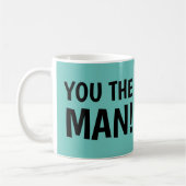 おめでとう！お前が男だ！漫画の猫 コーヒーマグカップ (左)