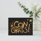 おめでとう!お祝い ポストカード (スタンド正面)