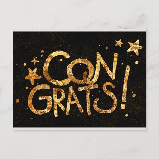 おめでとう!お祝い ポストカード (正面)